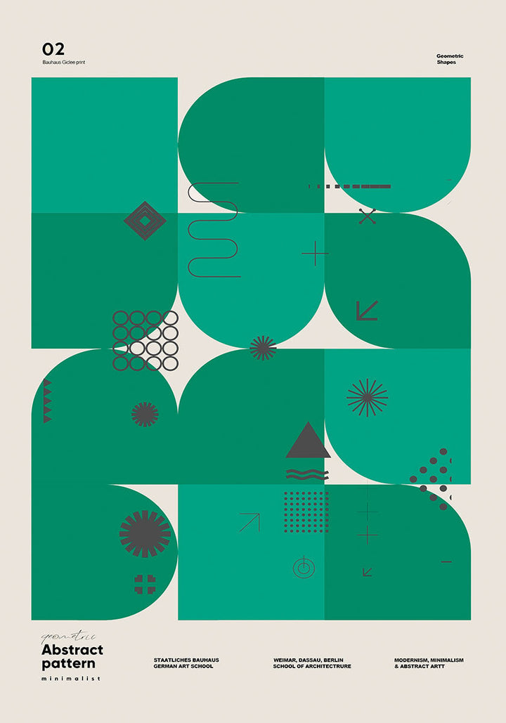 Geometric Shapes N2 poster