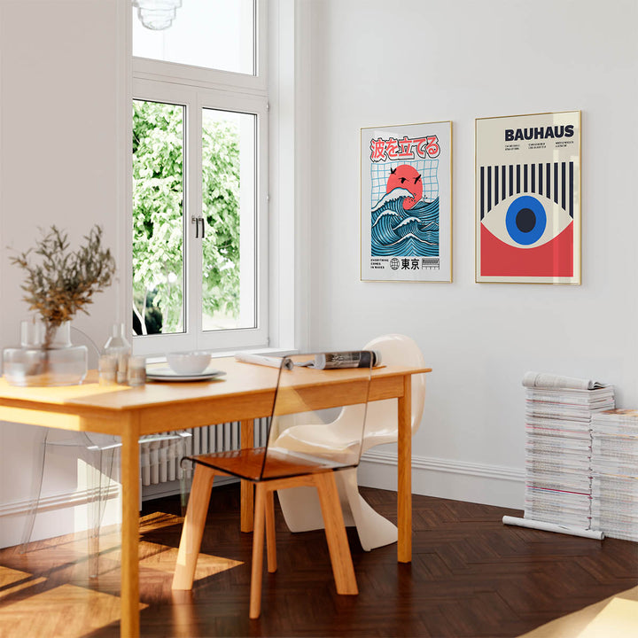 Bauhaus eye poster