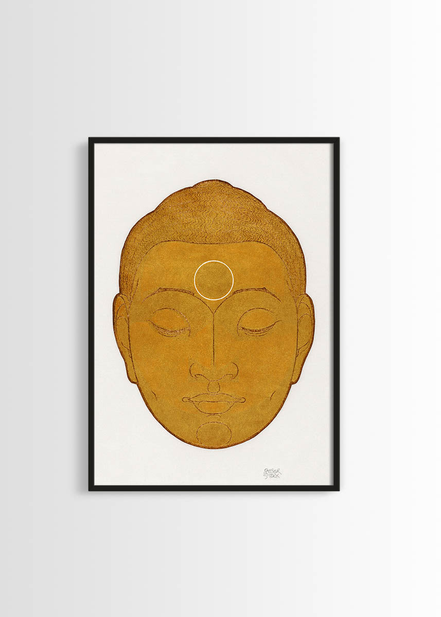 Head of Buddha by Reijer Stolk poster