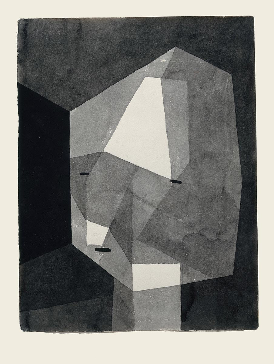 Paul Klee rough head poster