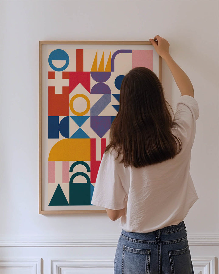 Abstract Mod poster.