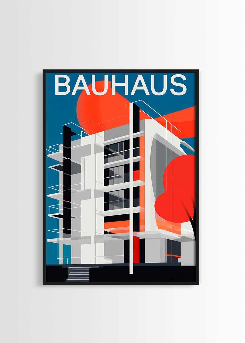 Bauhaus architecture poster 3