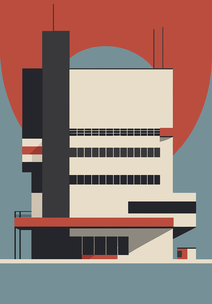 Bauhaus architecture poster 5