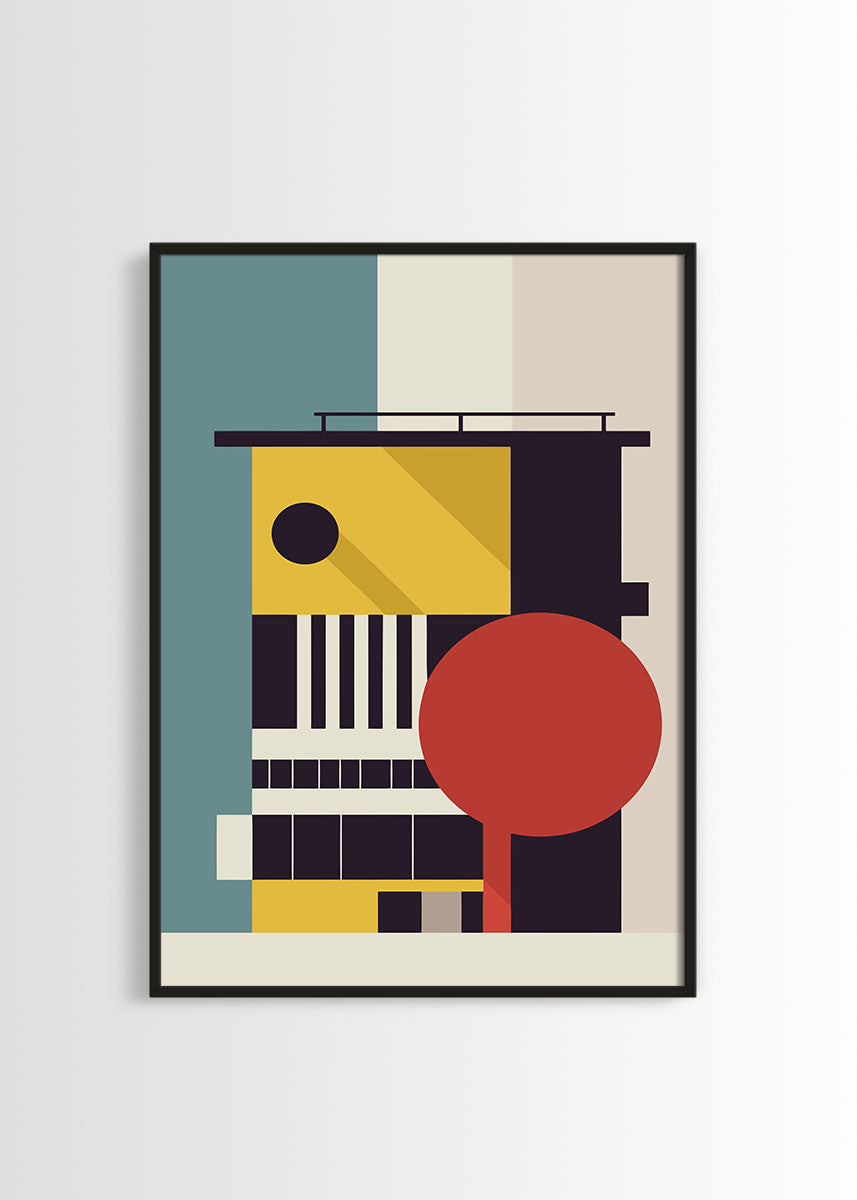 Bauhaus architecture poster 6