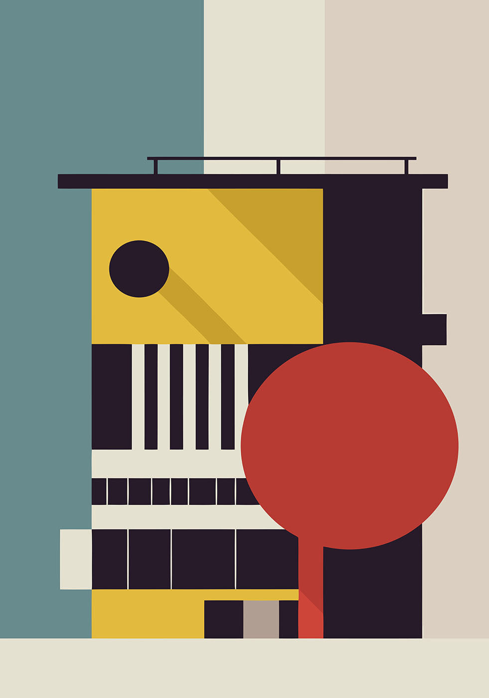 Bauhaus architecture poster 6