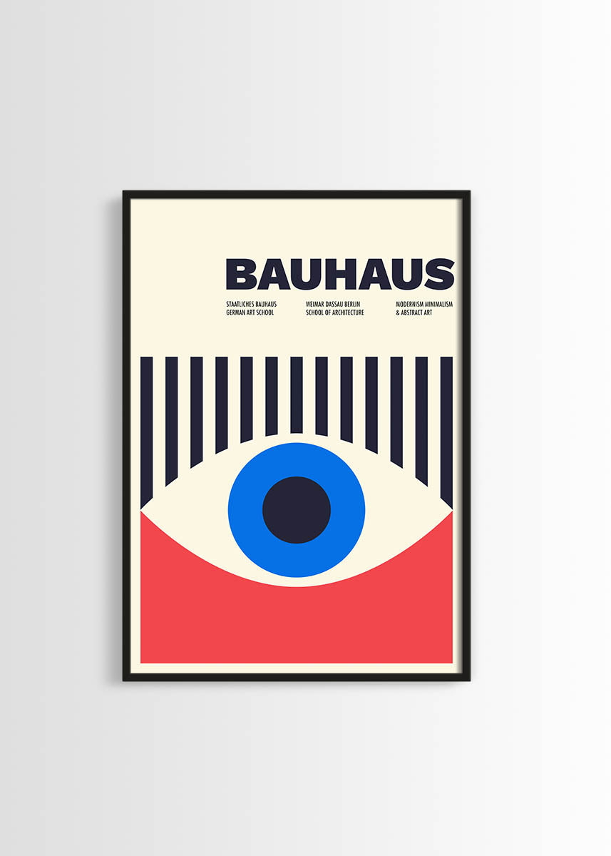 Bauhaus eye poster