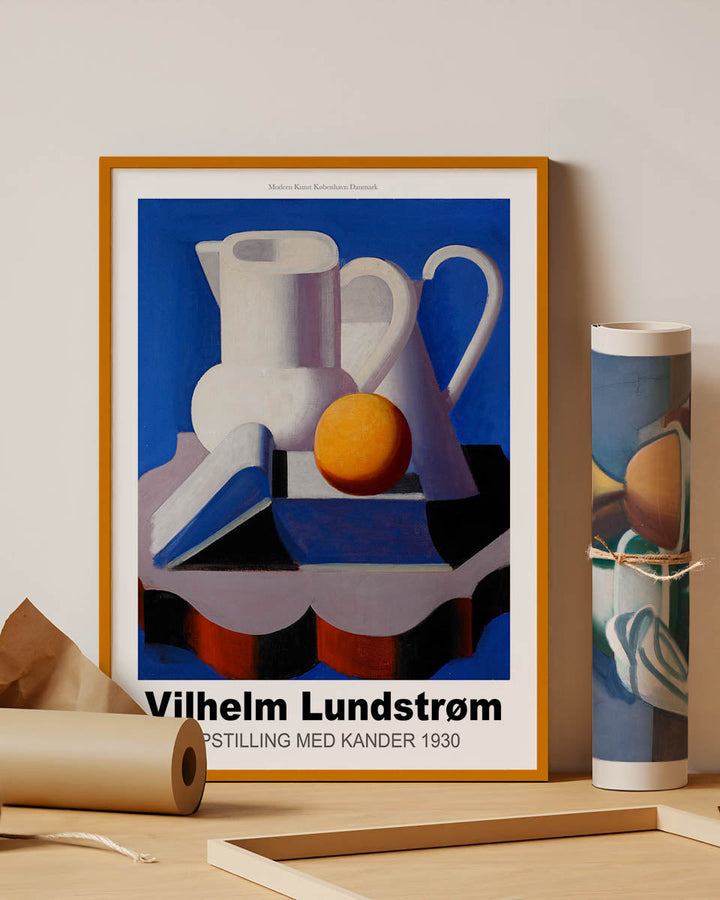 Vilhelm lundstrom Opstilling Med Kander 1930 poster